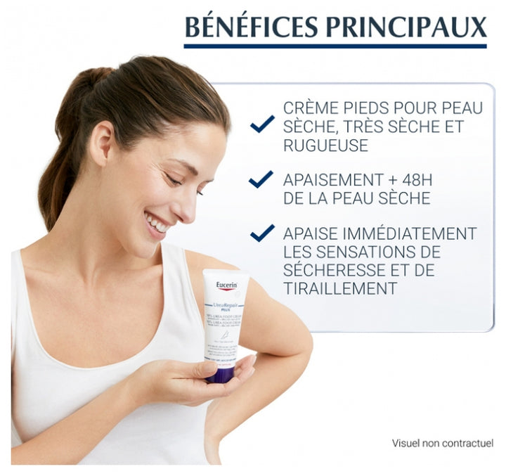 Eucerin UreaRepair Plus UreaRepair Creme para os Pés 10% de Ureia para pele seca e áspera 100ml