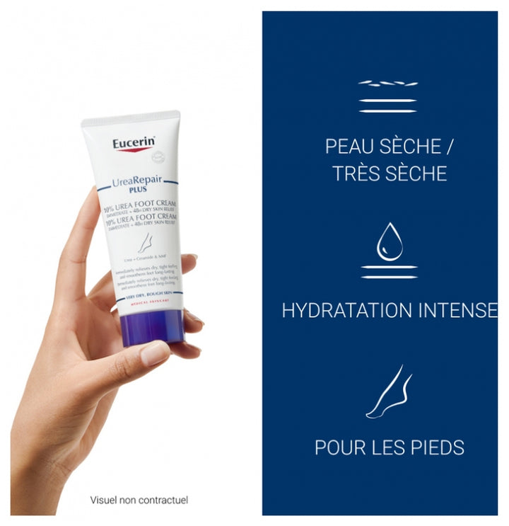 Eucerin UreaRepair Plus UreaRepair Creme para os Pés 10% de Ureia para pele seca e áspera 100ml