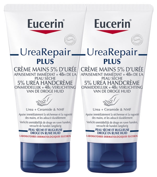Eucerin UreaRepair Plus 5% Urea Repairing Hand Cream for Dry Skin