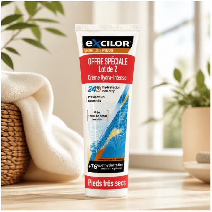 Excilor Cream For Very Dry Feet Pieds Secs 2x125ml (4.23fl oz)