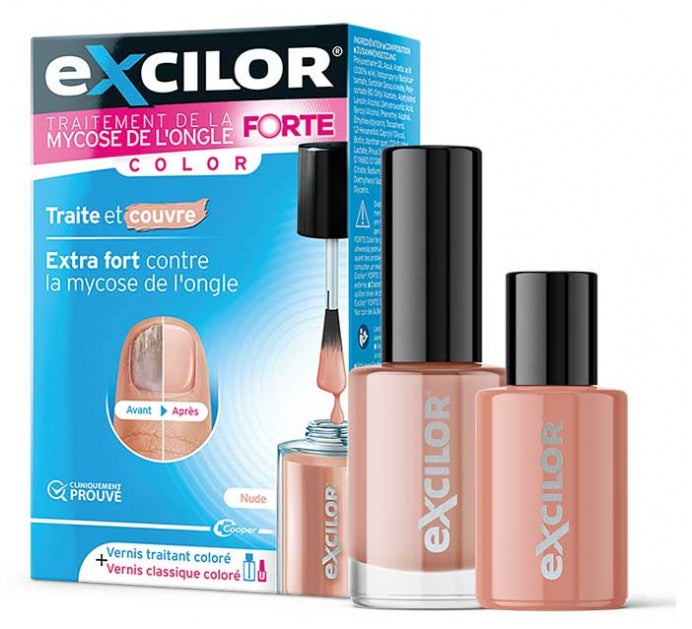 Excilor Tratamiento para hongos en las uñas tono nude 30 ml