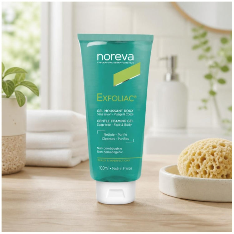 Noreva Exfoliac Gentle Foaming Gel 100ml (3.38fl oz)