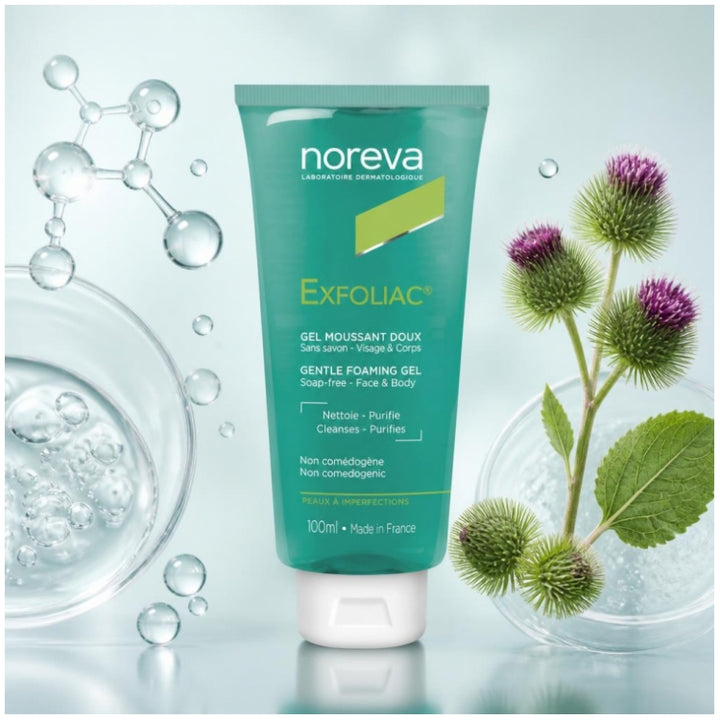 Noreva Exfoliac Gentle Foaming Gel 100ml (3.38fl oz)