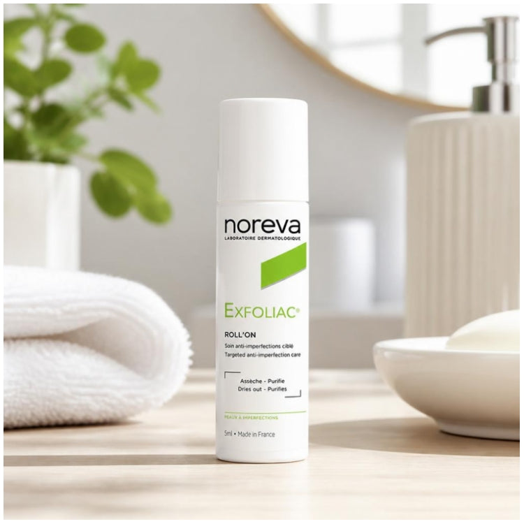 Noreva Exfoliac علاج رول أون مضاد للشوائب 5ml