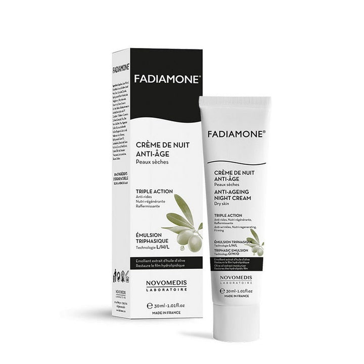 Fadiamone Anti-Aging-Nachtcreme für trockene Haut 30ml (1.01fl oz) - FrenchBeautyHub