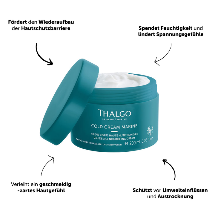 Thalgo Cold Cream Marine Crema Corpo ad Alta Nutrizione 24h 200ml