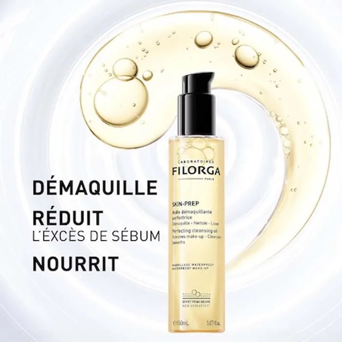 Filorga Skin - Prep Cleansing Oil + Cleansing Foam Duo 550ml (18.58fl oz) - FrenchBeautyHub