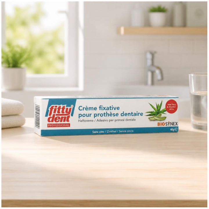 Fitty Dent Crema fijadora para prótesis dentales 40g