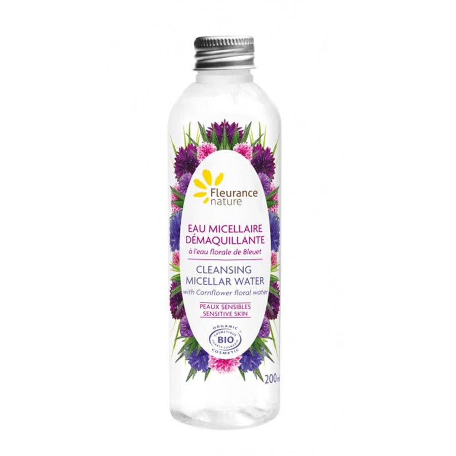 Fleurance Nature Cornflower Organic Micellar Cleansing Water 200ml (6.76fl oz) - FrenchBeautyHub