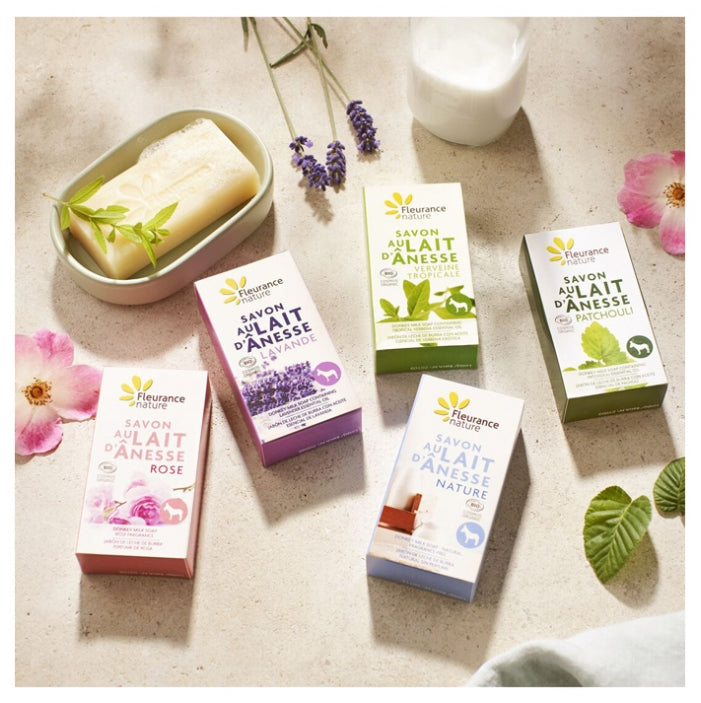 Fleurance Nature Verbena ecológica Jabón de leche de burra 100ml