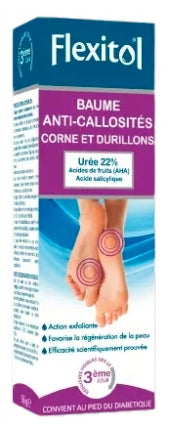 Flexitol Anti-Calluses Balm 22% Urea Horns and calluses 56g (1.98oz)