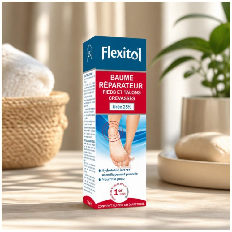 Flexitol Feet Repair Balm 25% Urea Cracked feet and heels 112g (3.95oz)