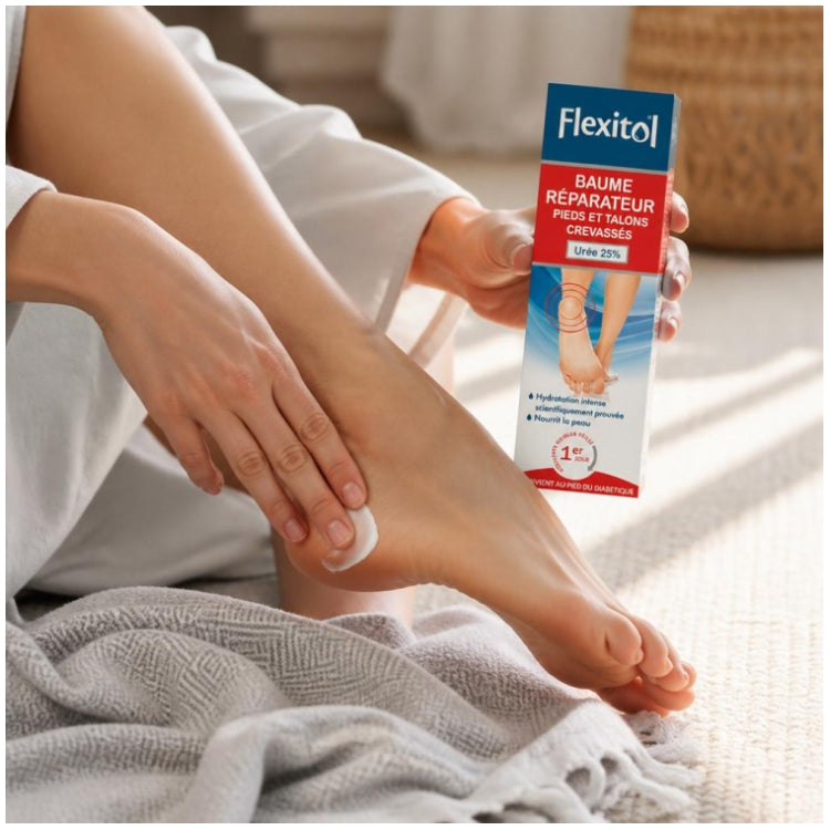 Flexitol Feet Repair Balm 25% Urea Cracked feet and heels 112g (3.95oz)