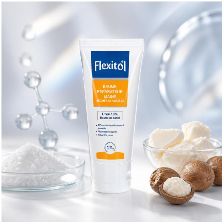 Flexitol 10% Urea Repair Balm for Dry or Damaged Hands 56g (1.97 oz)