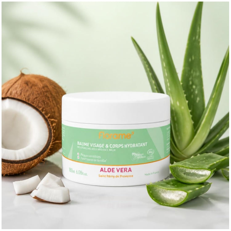 Florame Aloe Vera Hydrating Face & Body Balm 180ml (6.09fl oz)