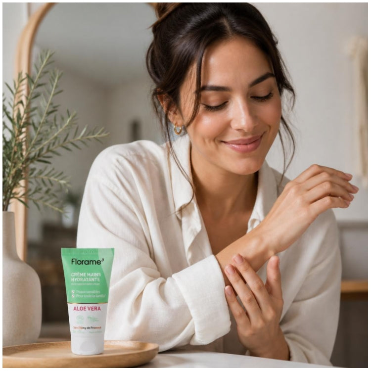Florame Aloe Vera Hydrating Hand Cream 40ml (1.35 fl oz)