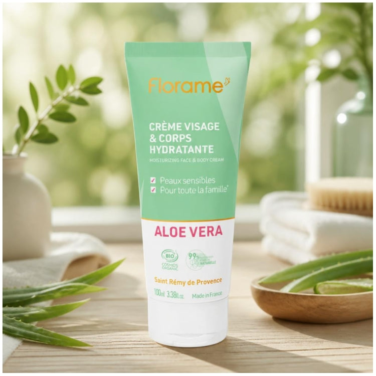 Florame Aloe Vera مرطبات الوجه والجسم 100ml