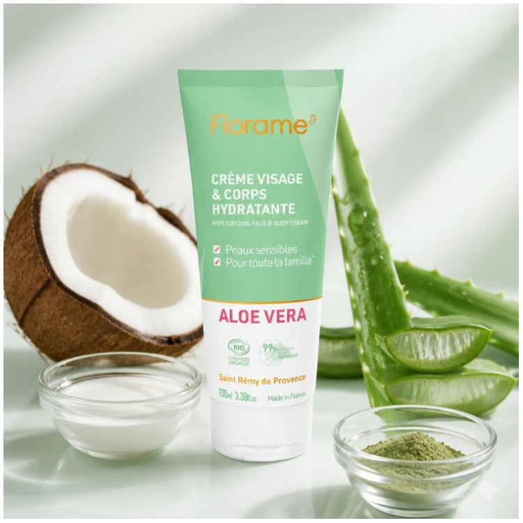 Florame Aloe Vera مرطبات الوجه والجسم 100ml