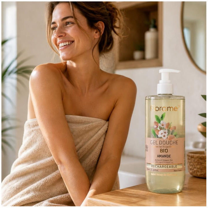 Florame Bio-Mandel-Duschgel Nachfüllpackung 750 ml