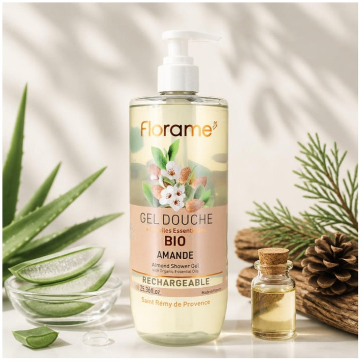 Florame Bio-Mandel-Duschgel Nachfüllpackung 750 ml