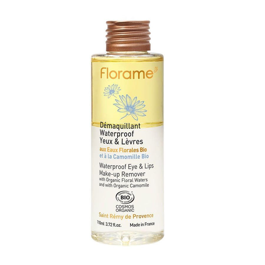 Florame Organic Waterproof Eye and Lip Make - Up Remover 110ml (3.71fl oz) - FrenchBeautyHub