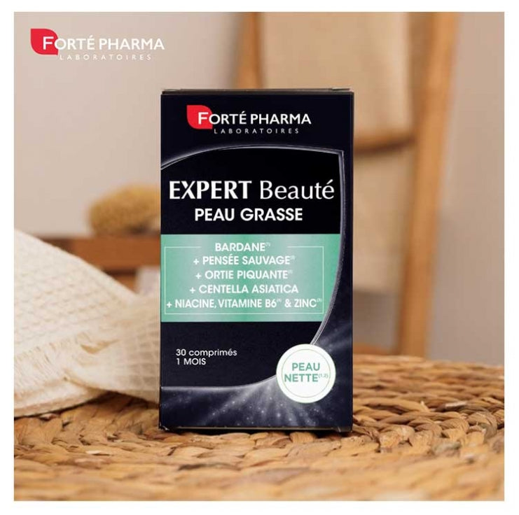 Forté Pharma Beauty Expert Fettige Haut 30 Tabletten 300g