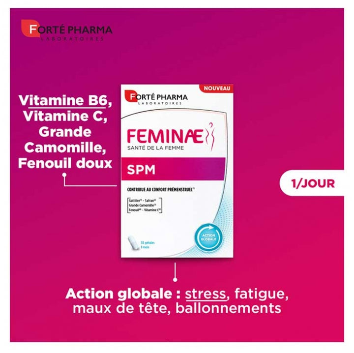 Forté Pharma Feminae Contribue au confort prémenstruel 30 comprimés 300g