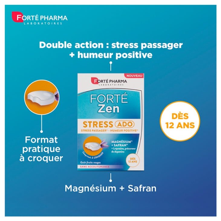 Forté Pharma Forté Zen Teenage stress 20 tablets 300g (10.58 oz)