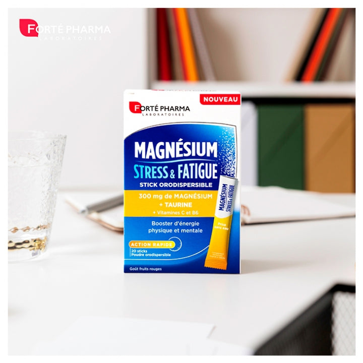 Forté Pharma Magnesium Stress & Fatigue 20 sticks 300g (10.58 oz)