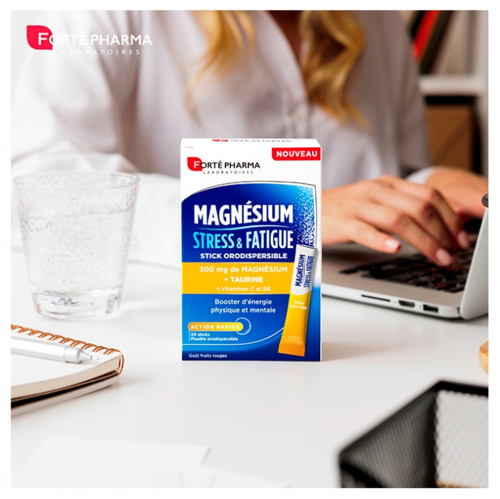 Forté Pharma Magnesium Stress & Fatigue 20 sticks 300g (10.58 oz)