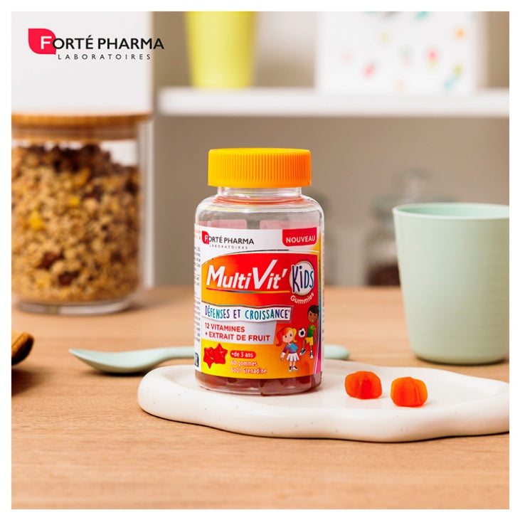 Forté Pharma MultiVit'4g (0.14 oz) Kids Gummies 60 gums