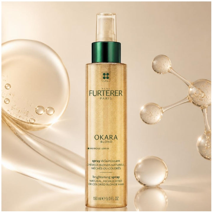 René Furterer Okara بخاخ تفتيح بدون شطف للشعر الأشقر الطبيعي أو المصبوغ 150ml