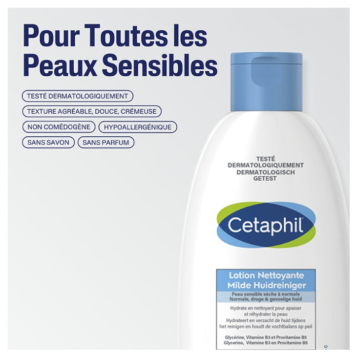 Cetaphil Body And Face Cleansing Lotion Sensitive Skins 200ml (6.76fl oz)