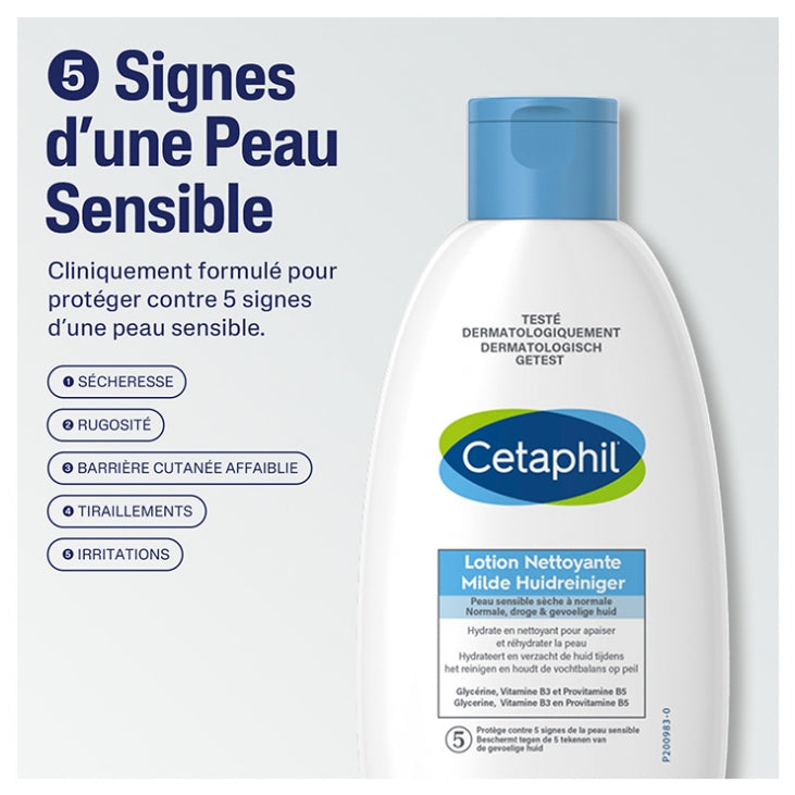 Cetaphil Body And Face Cleansing Lotion Sensitive Skins 200ml (6.76fl oz)
