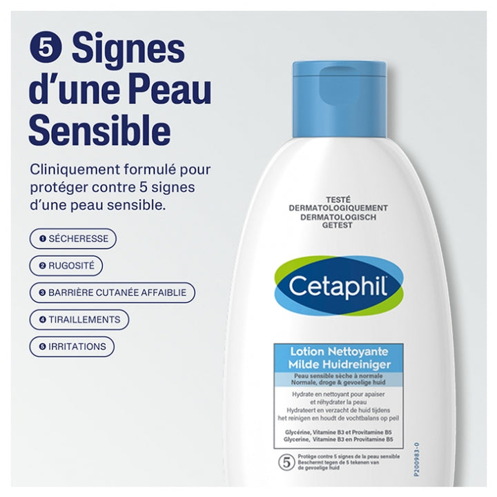 Cetaphil Body And Face Cleansing Lotion Sensitive Skins 200ml (6.76fl oz)
