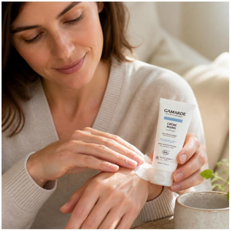 Gamarde Hands Cream 40ml (1.35 fl oz) for Dry and Delicate Skin