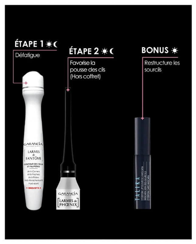 Garancia Ghost Tears Set and Talika Liposourcils Mascara Brown 15 ml (0.51fl oz)
