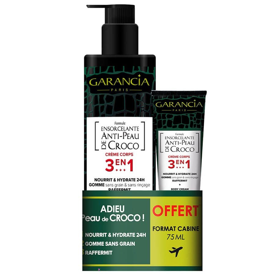 Garancia Ensorcelante Formule Peeling And Firming Body Cream 400ml + 75ml (13.52fl oz + 2.53fl oz) - FrenchBeautyHub