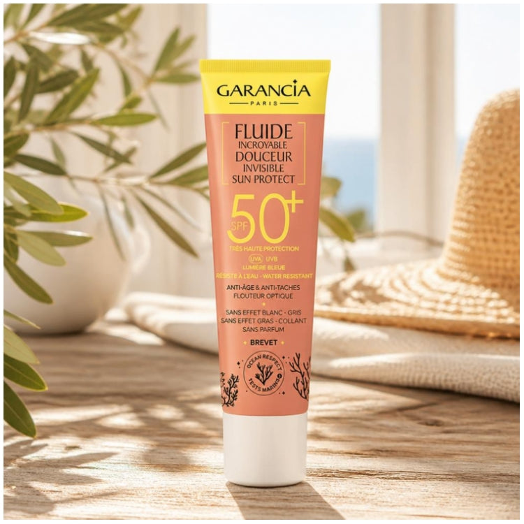 Garancia Sun Protect Douceur Incroyable سائل واقٍ غير مرئي SPF50+ 40ml