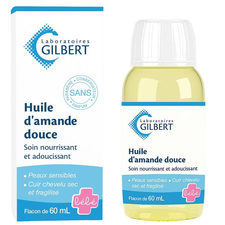 Gilbert Soft Almond Oil 60ml (2.03fl oz) - FrenchBeautyHub