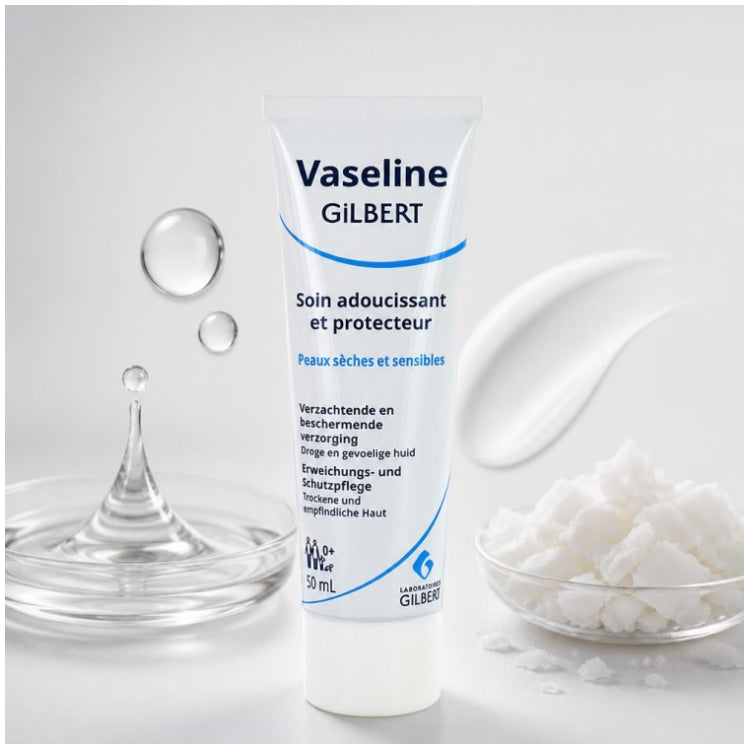 Gilbert Vaseline Softening and Protective Care Dry and Sensitive Skin 50ml (1.69fl oz)