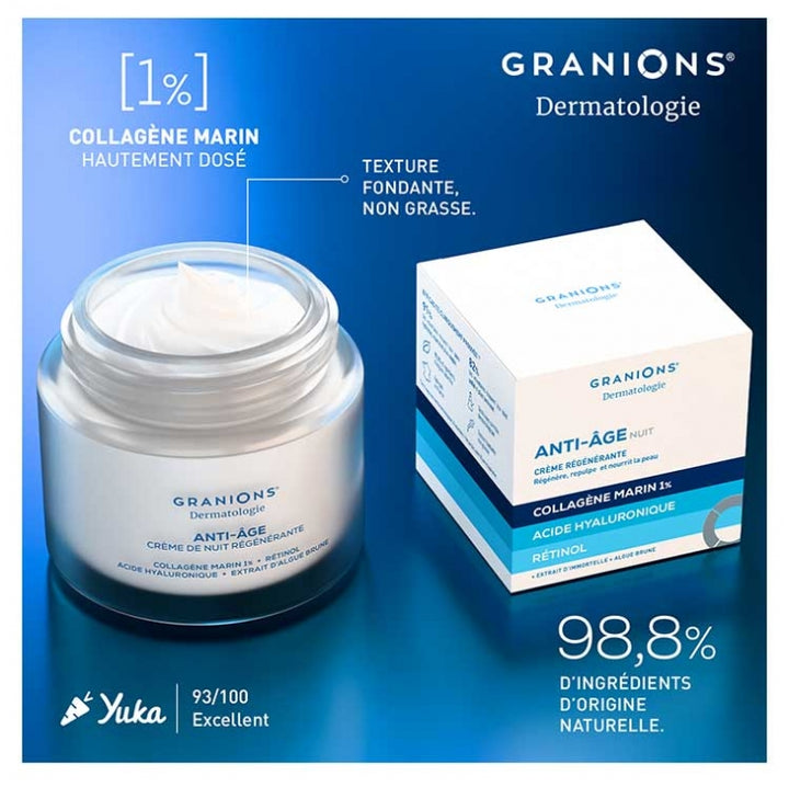 Granions Dermatology Regenerating anti-ageing night cream 50 ml (1.69fl oz)