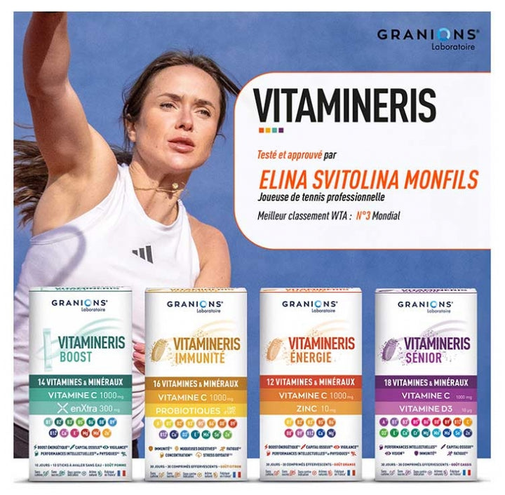 Granions Vitamineris Anti-fatigue 10 Shots