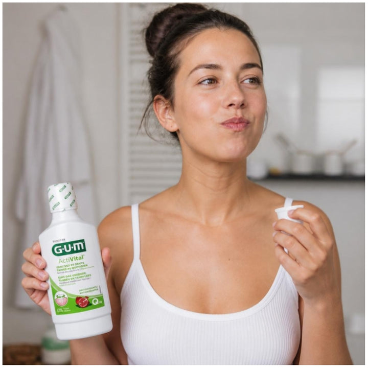 Gum ActiVital Activital Mouthwash Alcohol Free 300ml (10.14fl oz)