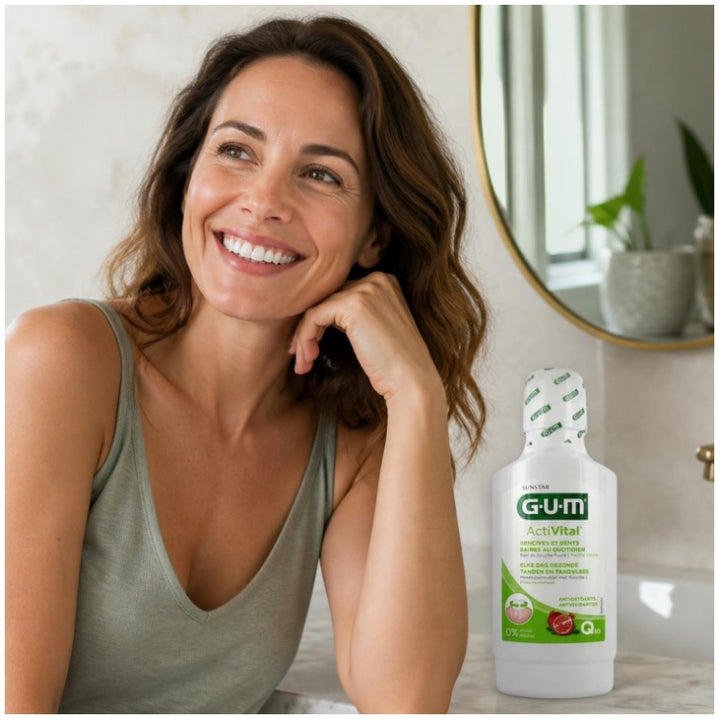 Gum ActiVital Activital Mouthwash Alcohol Free 300ml (10.14fl oz)