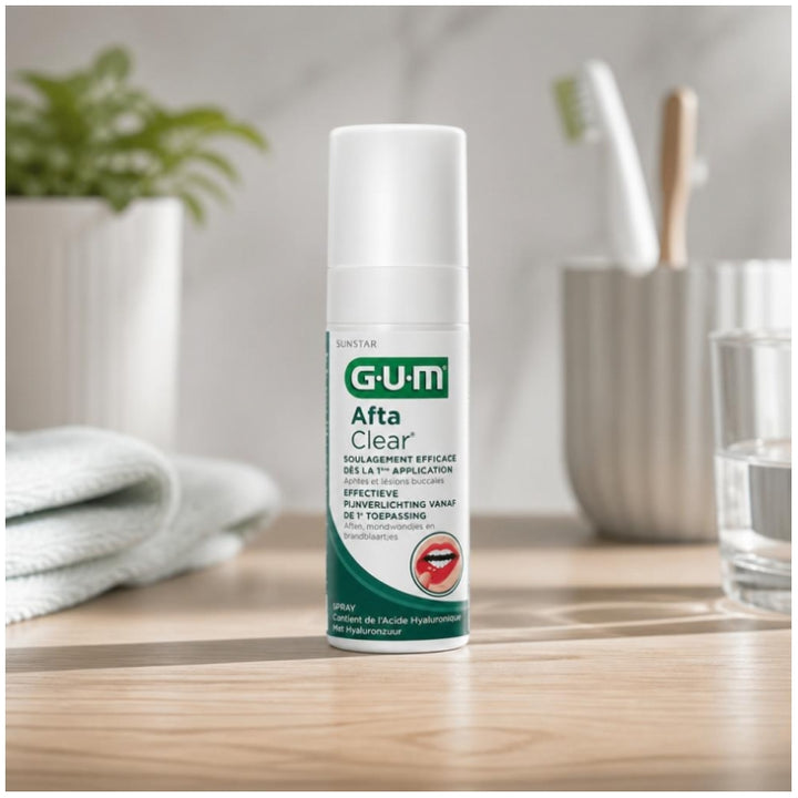 Gum AftaClear Spray Mouth ulcers and oral lesions 15ml (0.51fl oz)
