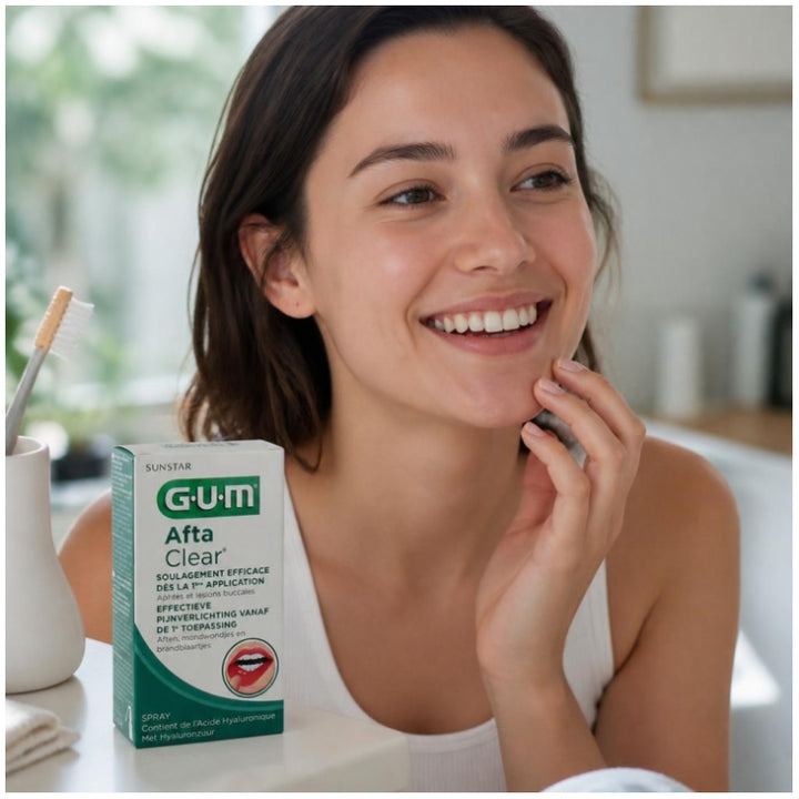 Gum AftaClear Spray Mouth ulcers and oral lesions 15ml (0.51fl oz)