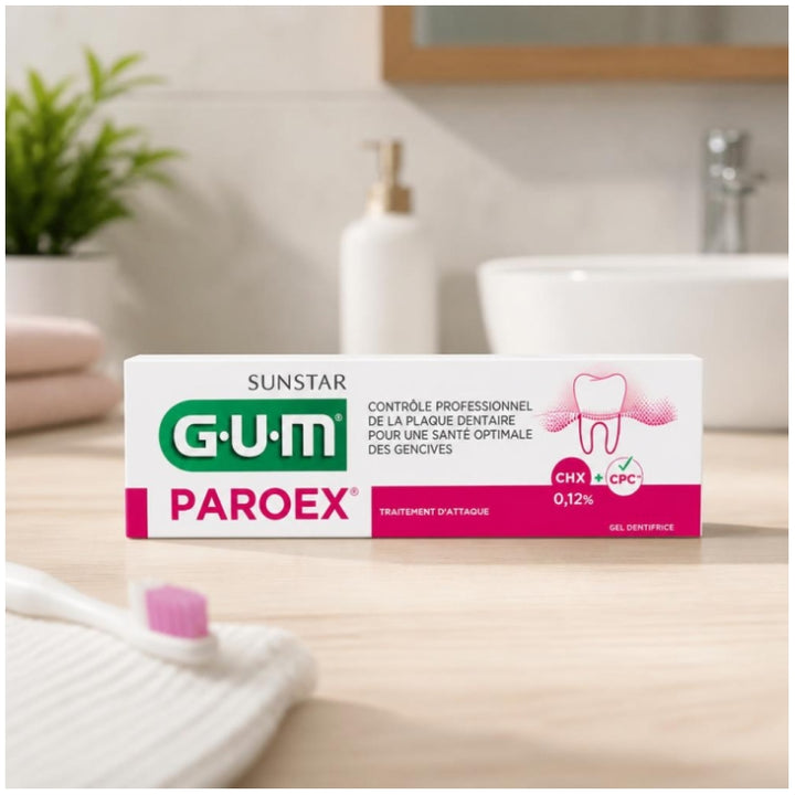 Gum Paorex Anti-plaque Toothpaste 75ml (2.53fl oz)