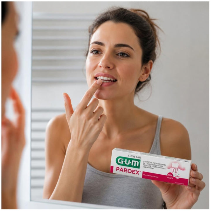 Gum Paorex Anti-plaque Toothpaste 75ml (2.53fl oz)