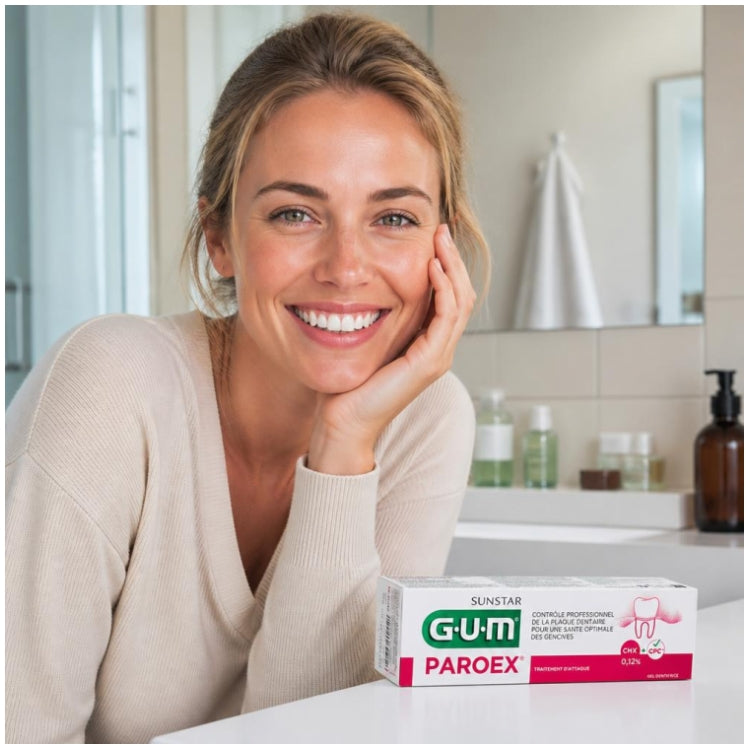 Gum Paorex Anti-plaque Toothpaste 75ml (2.53fl oz)